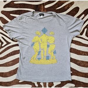 Diesel Juan Eucarionte Trinity Statues Art T Shirt Sz S